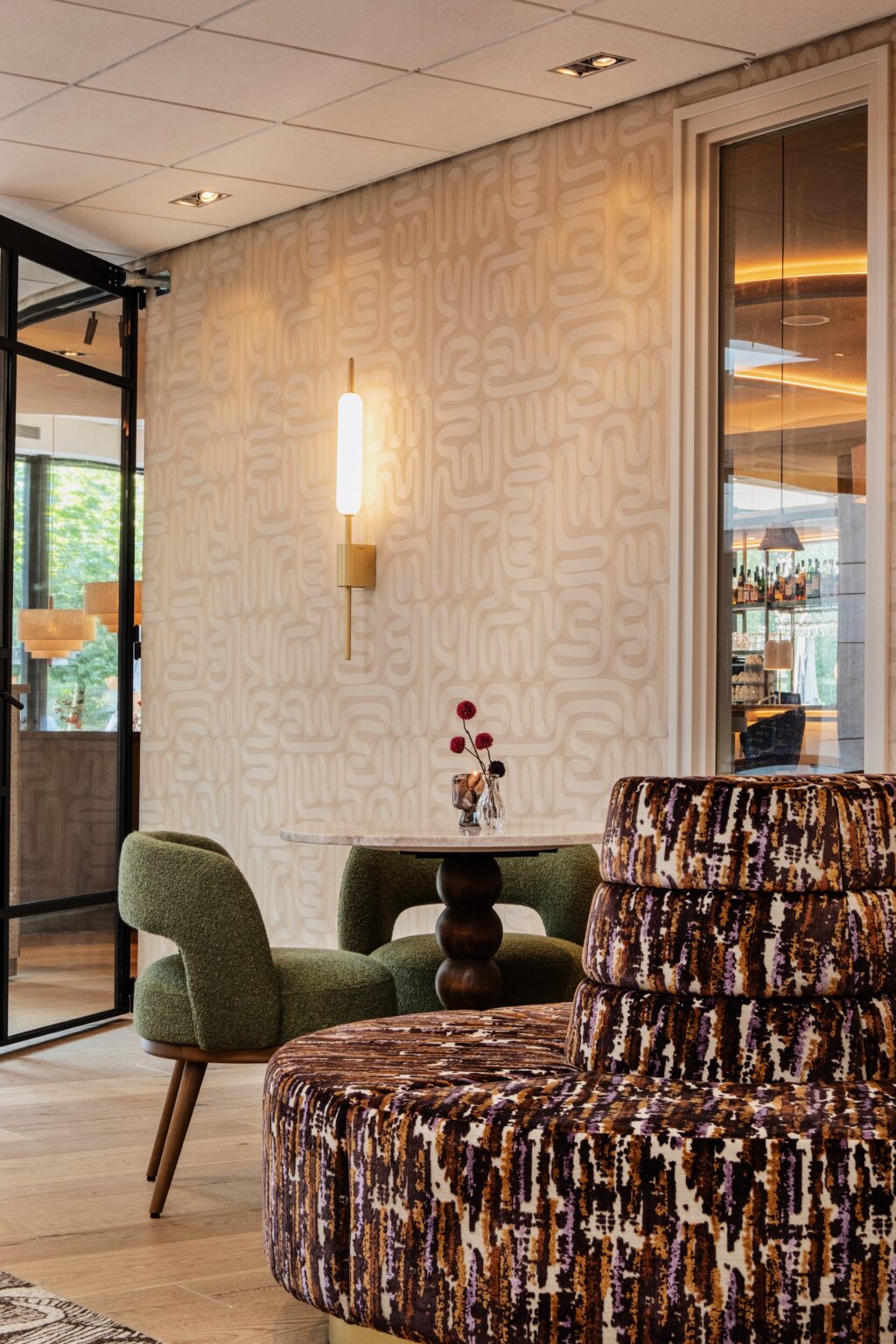 Lobby van der Valk Rotterdam Nieuwerkerk